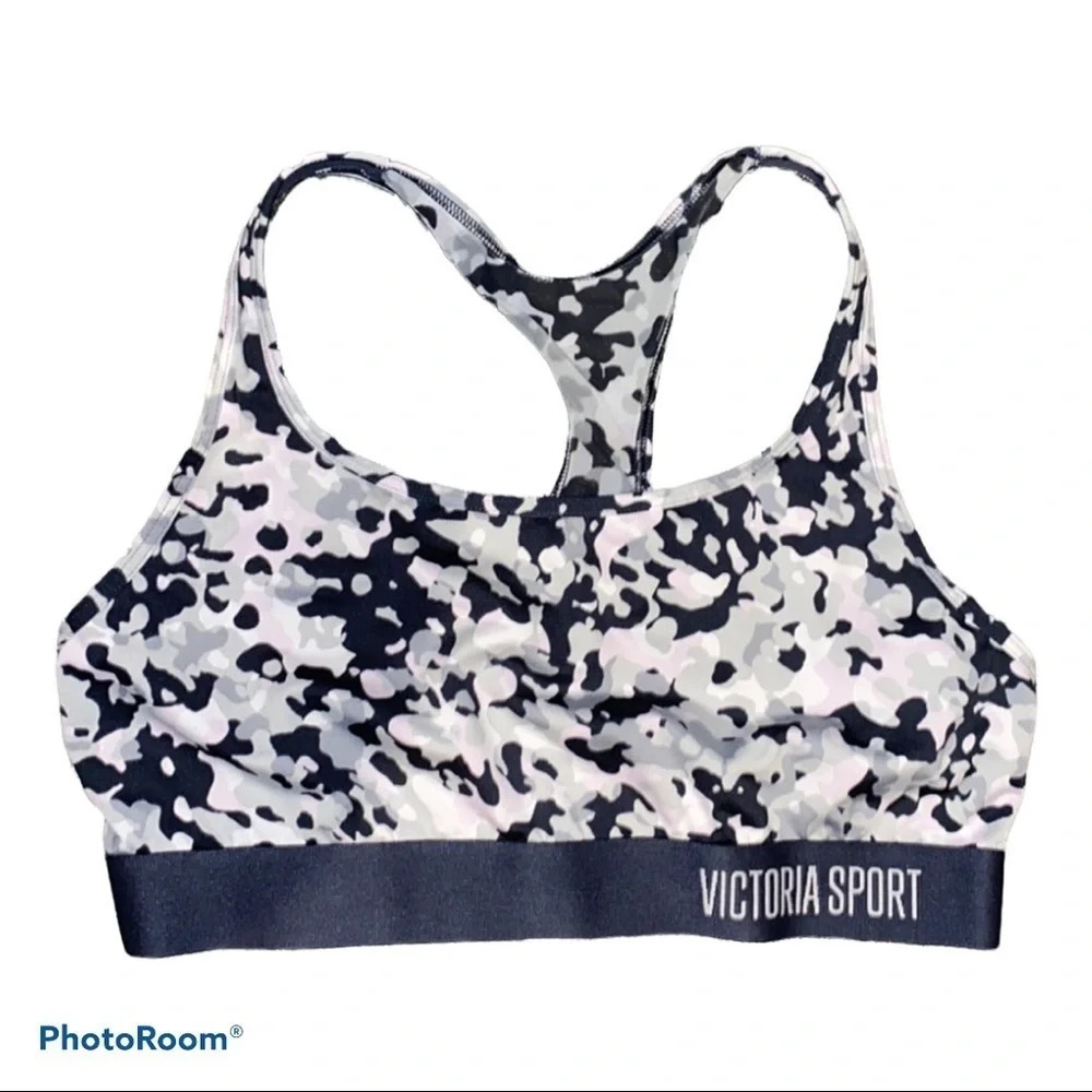Victoria secret logo pattern sports bra 36b